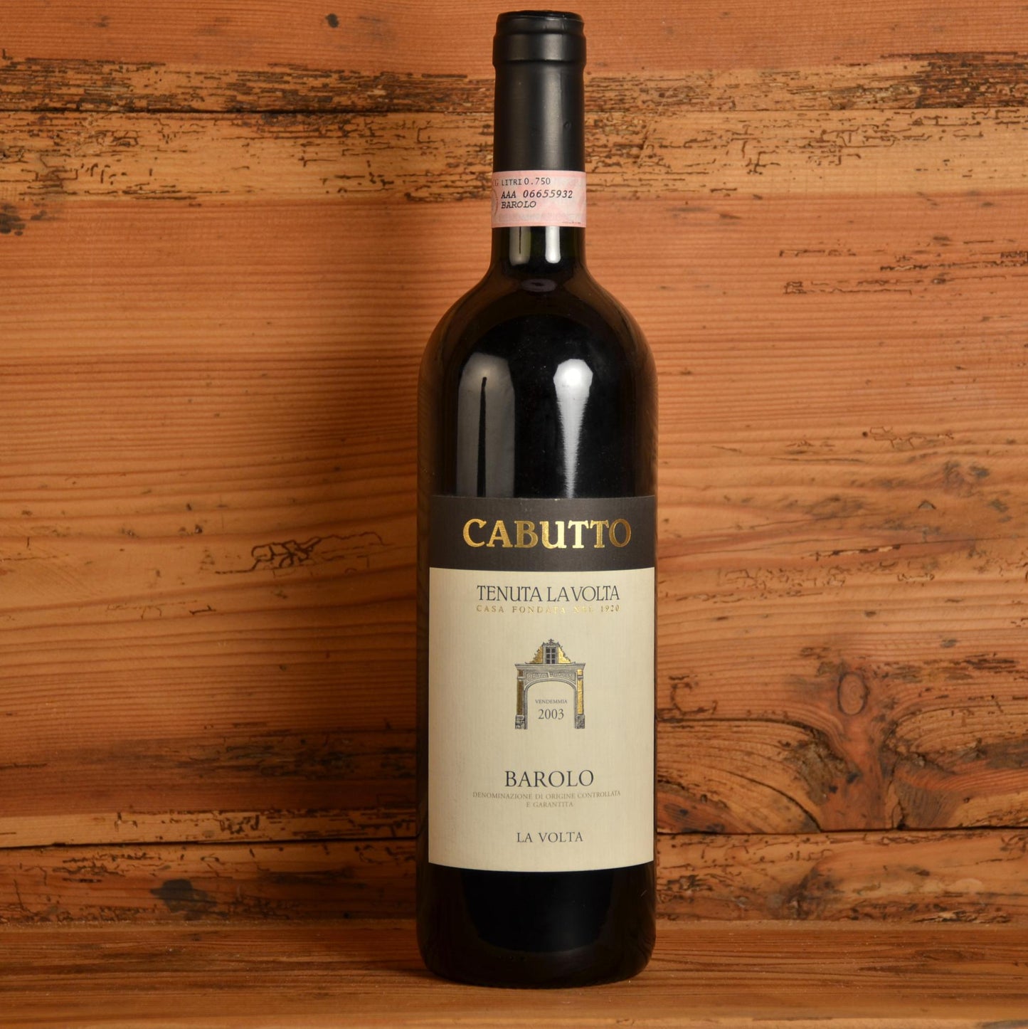 Barolo La Volta 2003 Cabutto