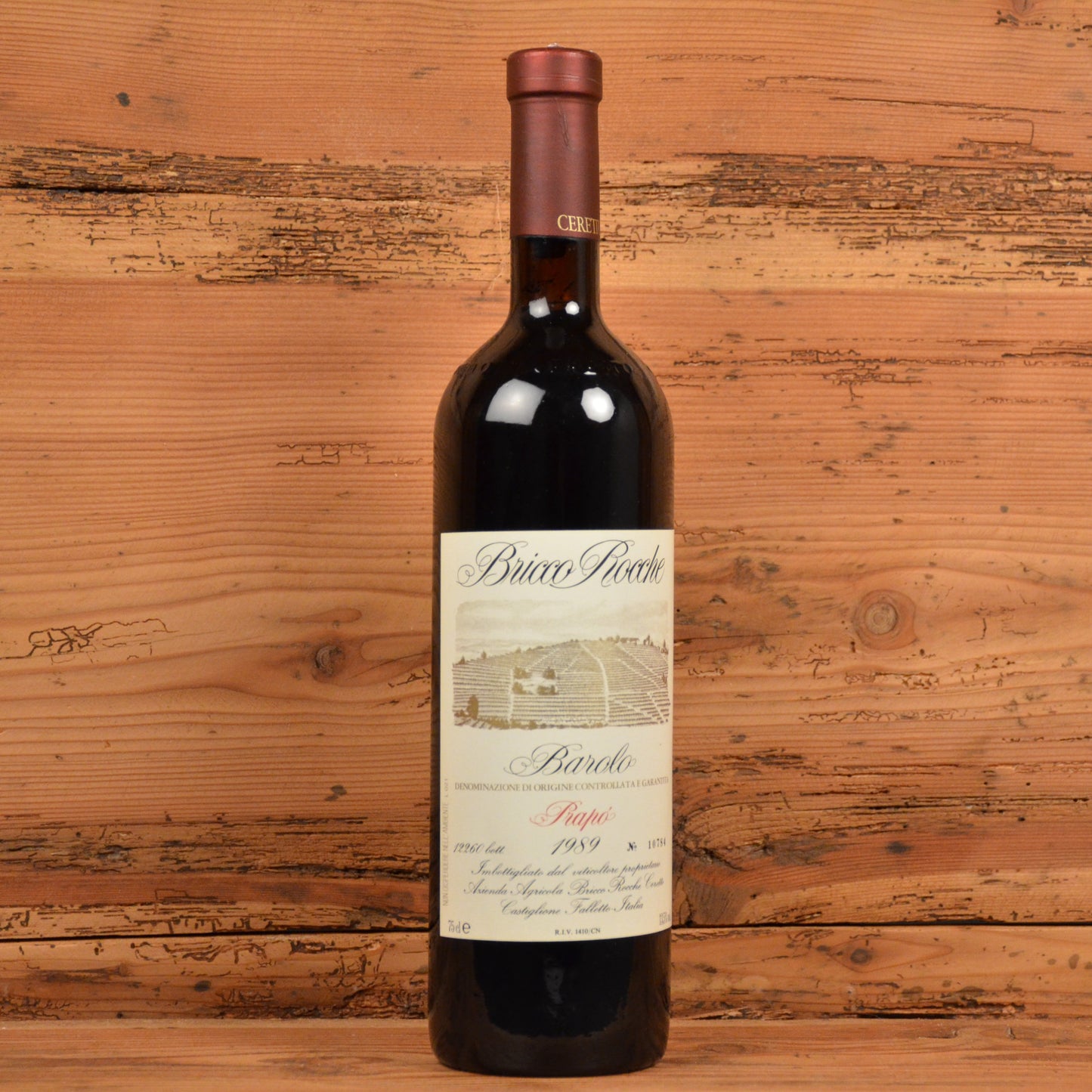 Ceretto Barolo Bricco Rocche Prapò 1989 DOCG