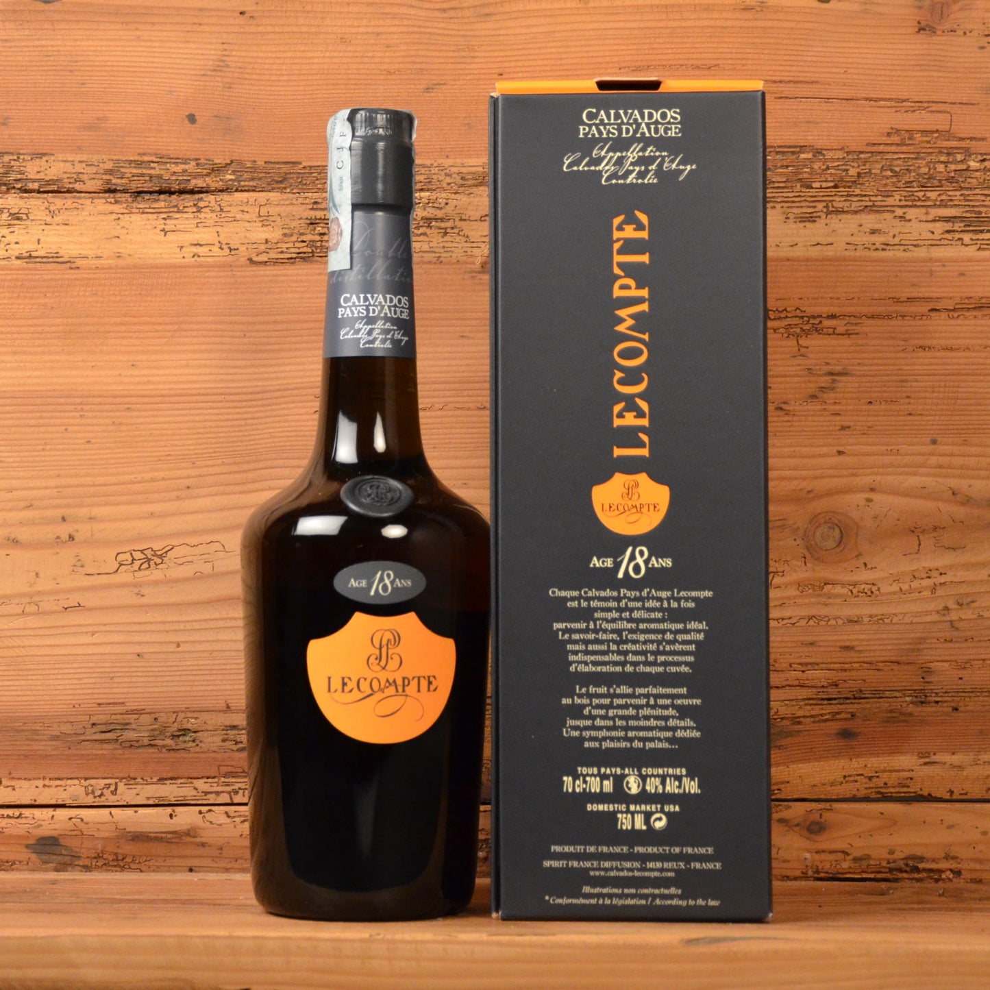 Calvados Lecompte 18 anni