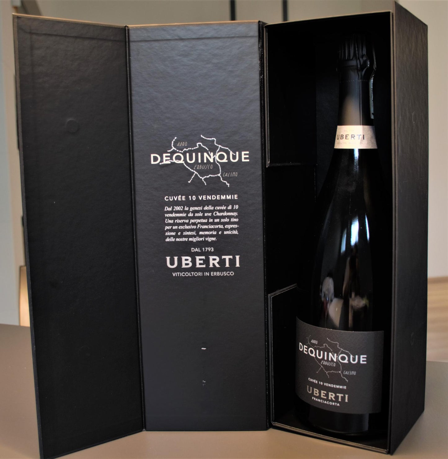 Extra Brut Dequinque magnum Franciacorta DOCG Uberti