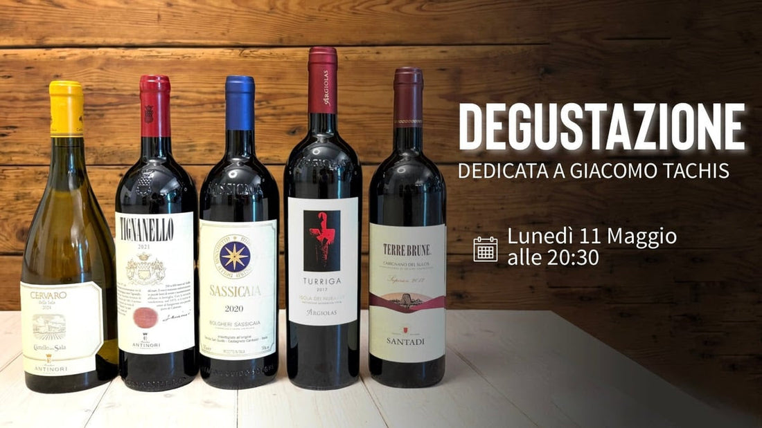 Degustazione dedicata a  Giacomo Tachis