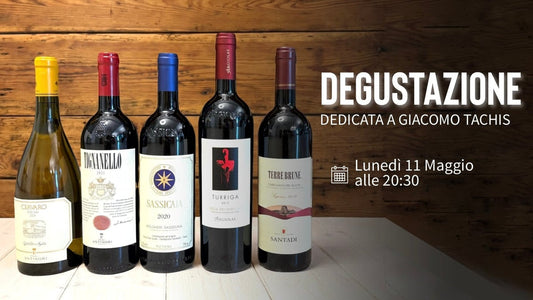 Degustazione dedicata a  Giacomo Tachis